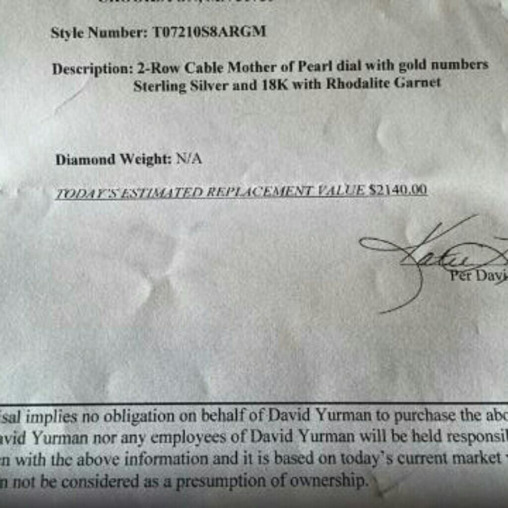 David Yurman watch like new - Picture 3 of 3