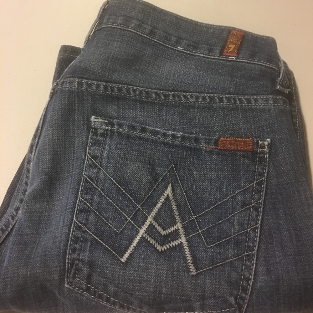 7 for all mankind A pkt bootcut 34w/30L - Picture 1 of 4