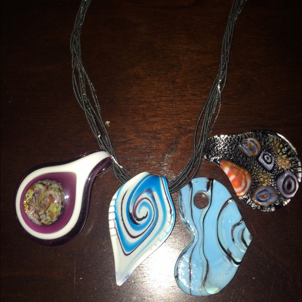 Summer Vibes…..Morano Glass pendants..