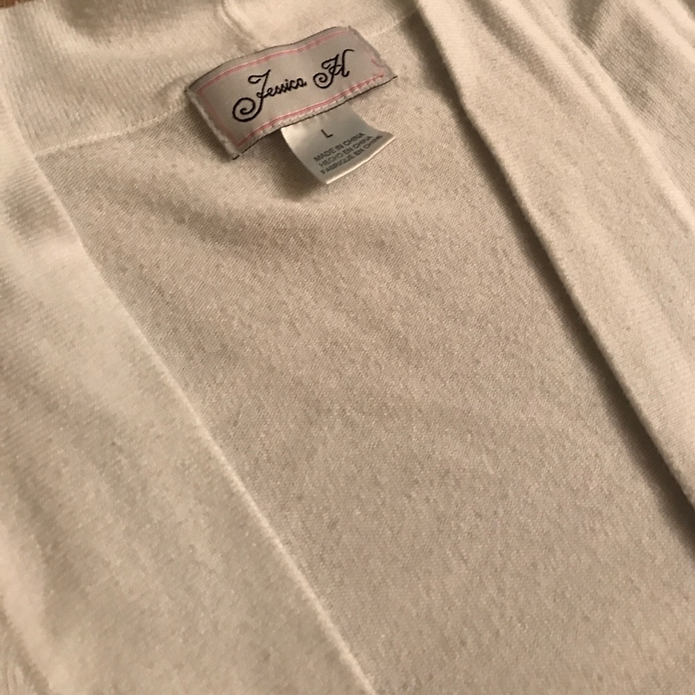 Women's white Bolero cardigan