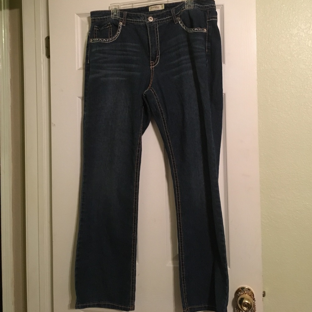 Faded Glory Size 18W blue jeans