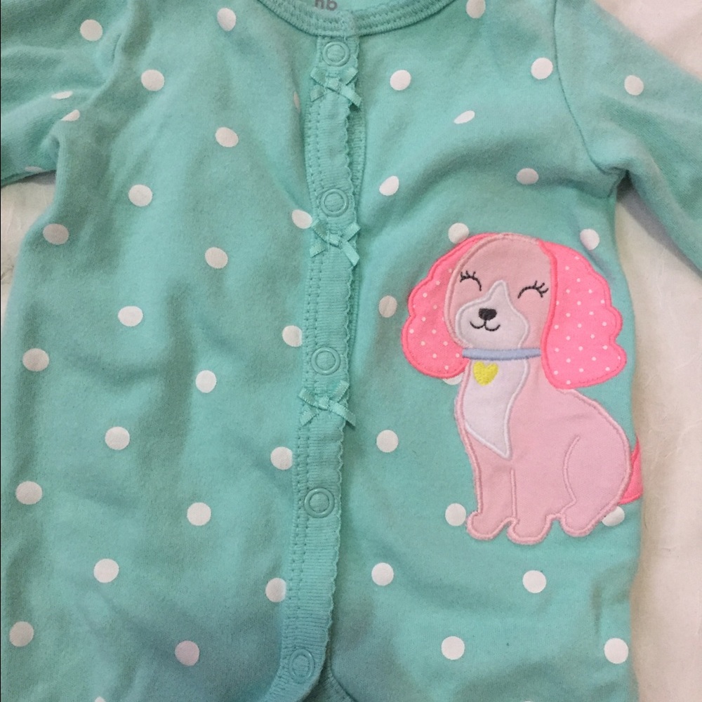 Carter's newborn sleeper onesie