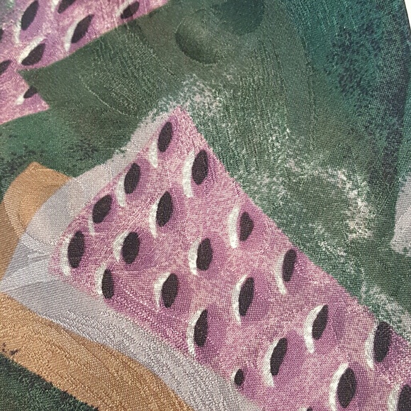 Vintage 100% silk George machado zylos tie - Picture 2 of 2