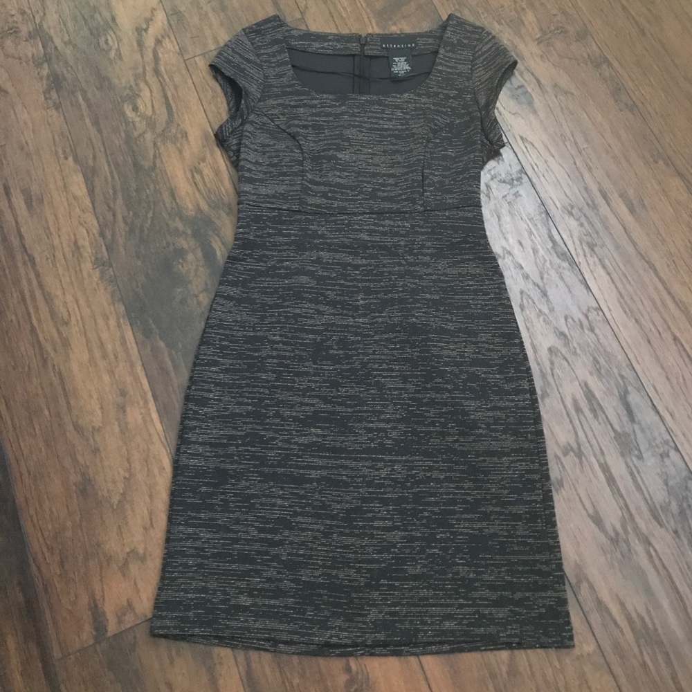 Gold and Black Dress