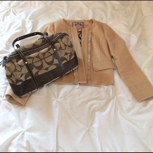 Signature coach purse