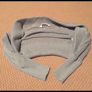 Gray Athleta shrug