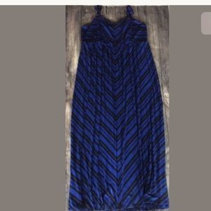 TORRID Dress sz3  striped Maxi Empire  Long