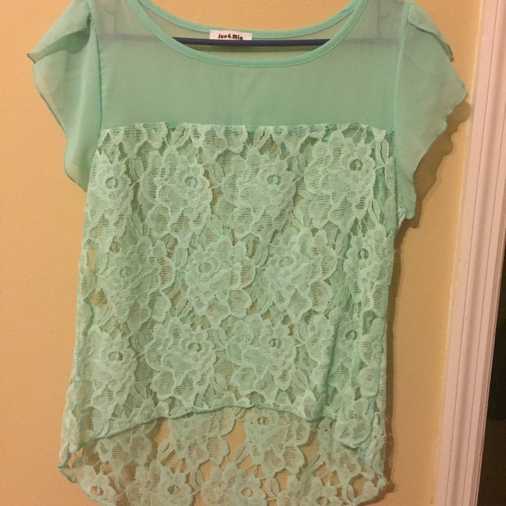 Light real lace top