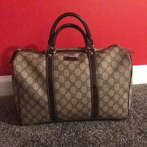 authentic gucci boston bag