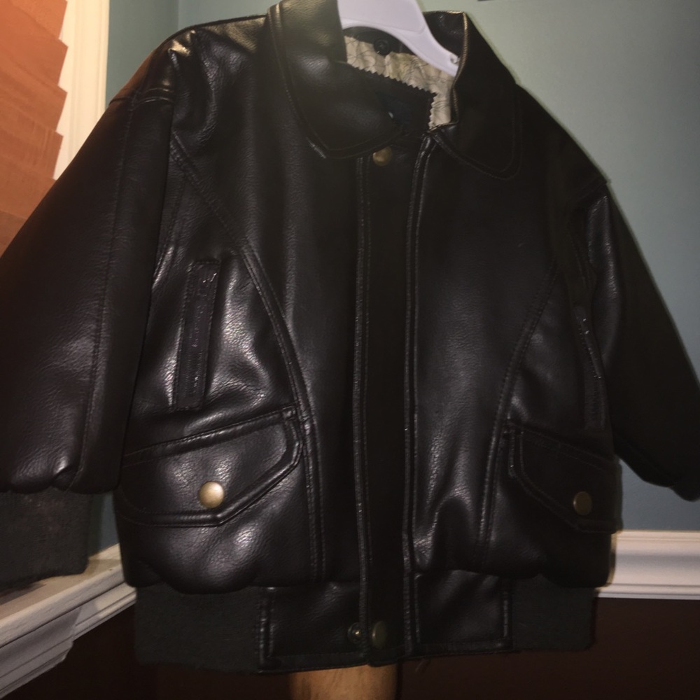 Kenneth Cole pleather jacket