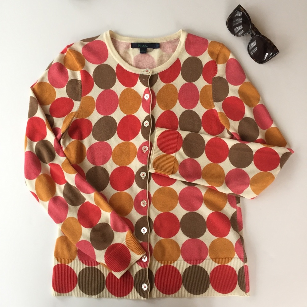 Boden • Polka dot cardigan