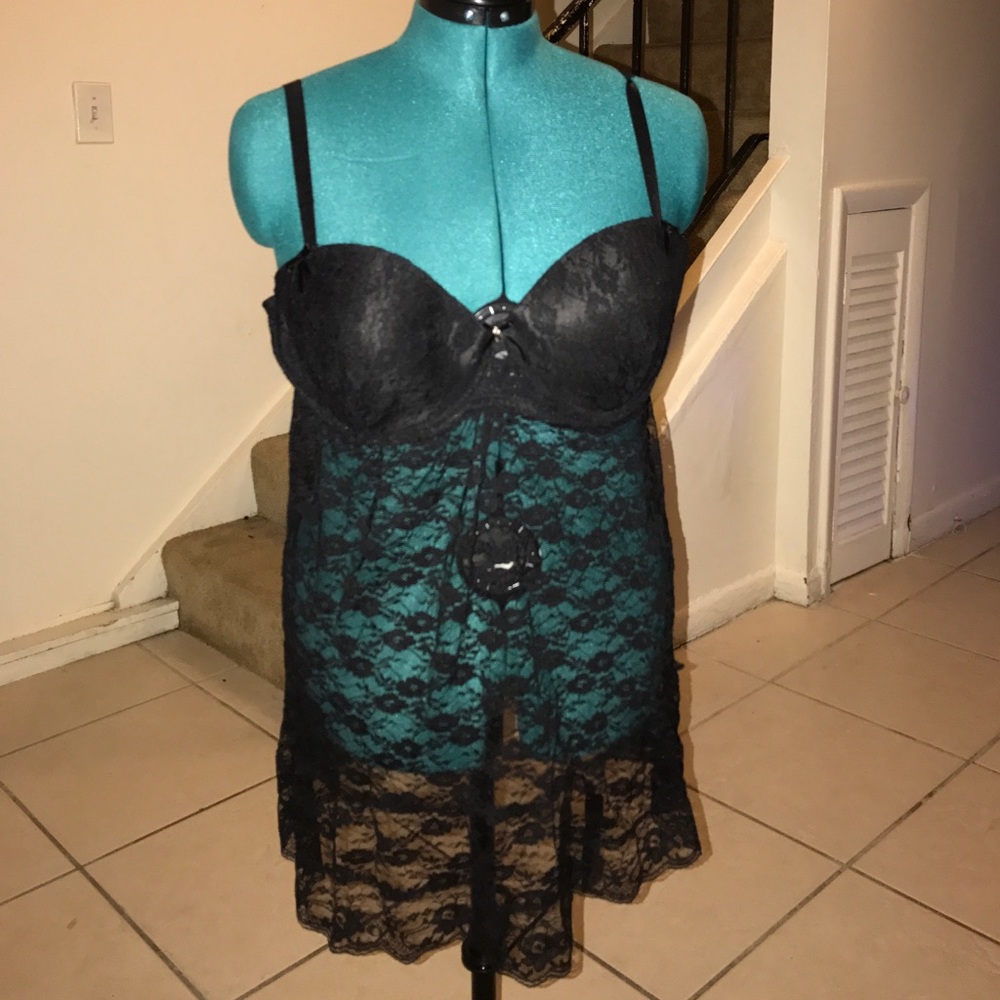Black lingerie top