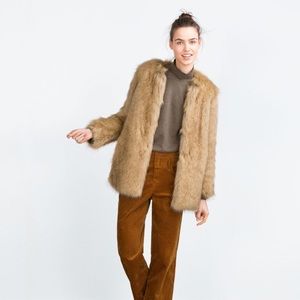 Zara Faux Fur Jacket