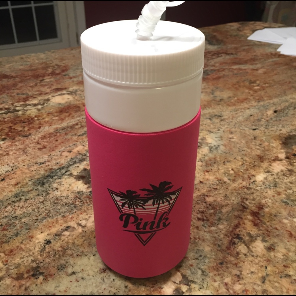 PINK Retro Water Bottle