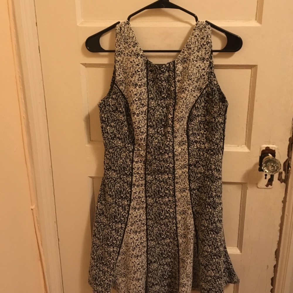 Black and white dress