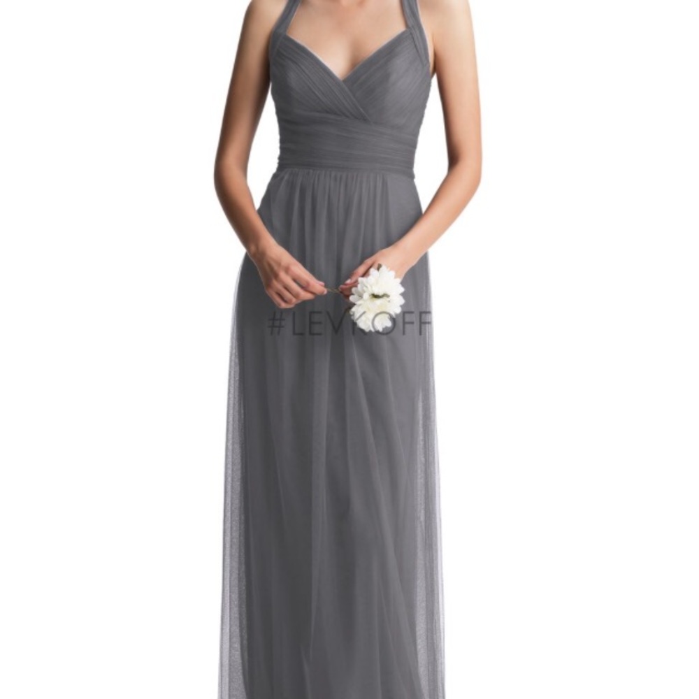 Bill Levkoff dress, gray.