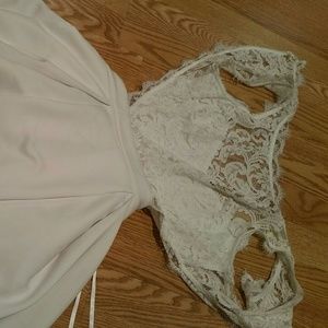 Short white Bebe dress