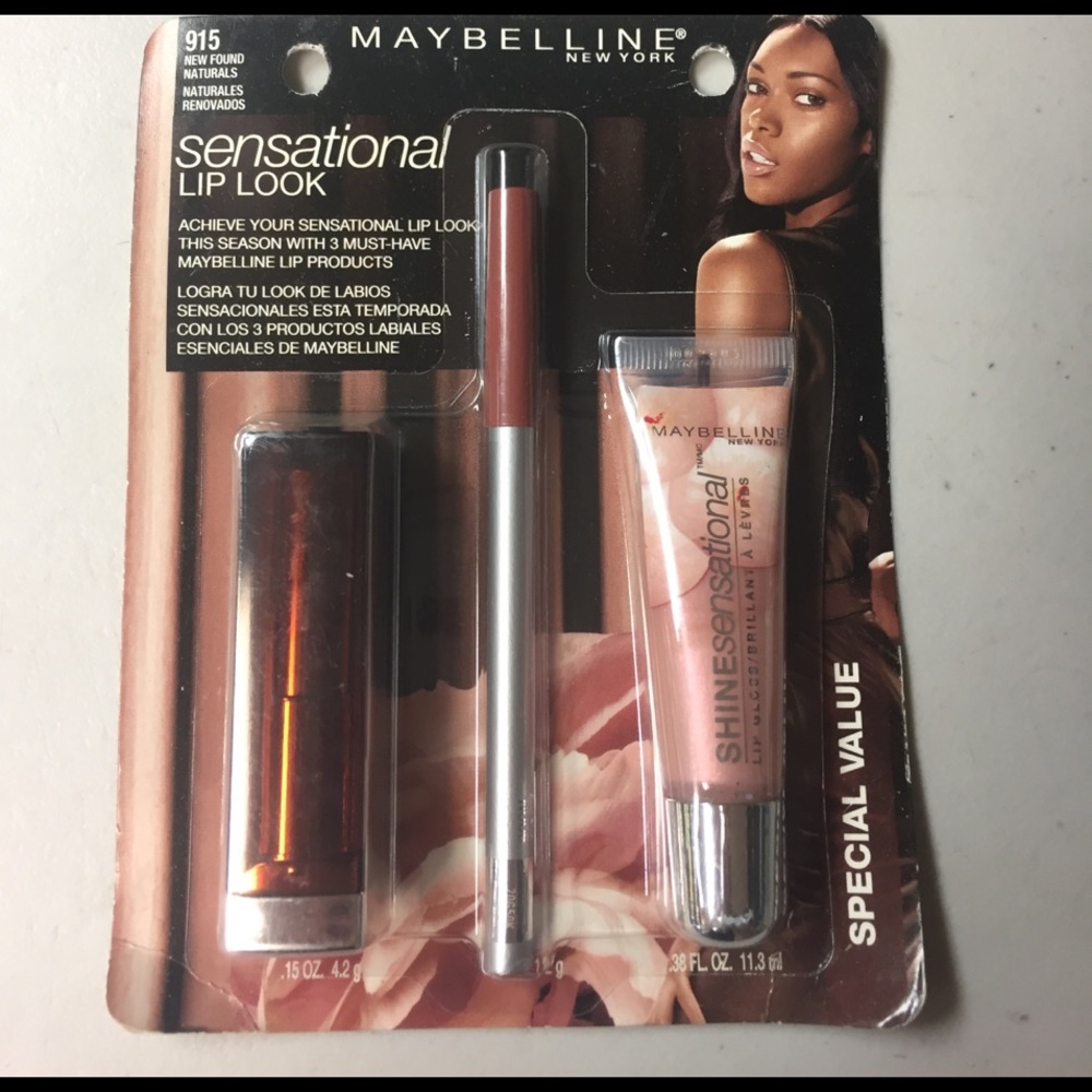 Lipstick lip liner and lipgloss