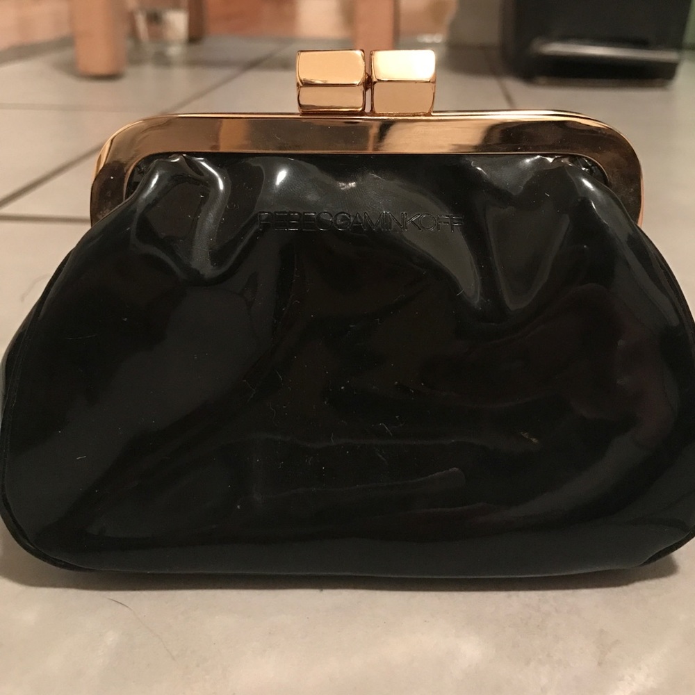 Black patent Rebecca Minkoff purse