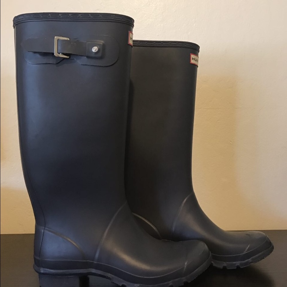 Hunter Huntress Wellies - Navy