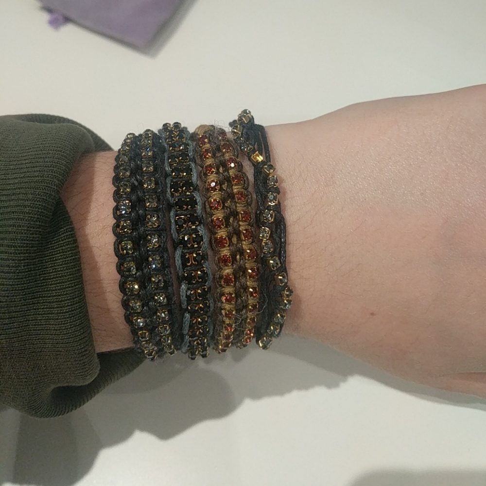 Rose gonzalez gem tassel bracelets