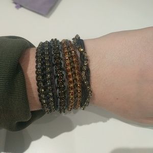 Rose gonzalez gem tassel bracelets