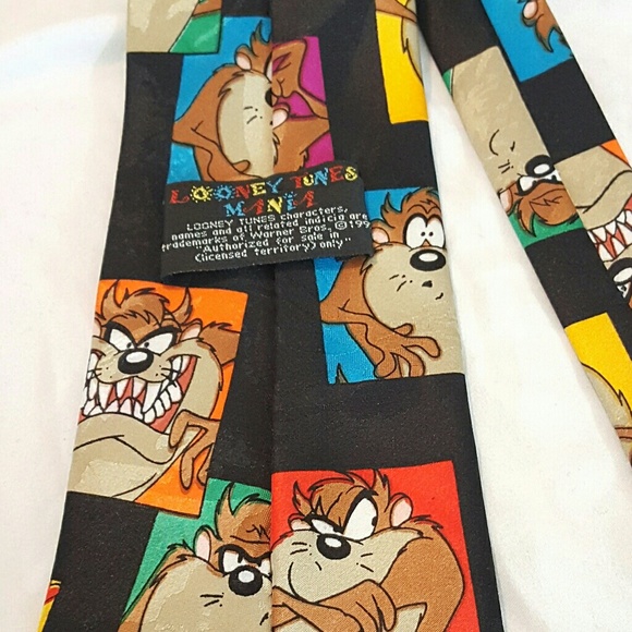 Looney tunes Tasmanian devil tie - Picture 3 of 3