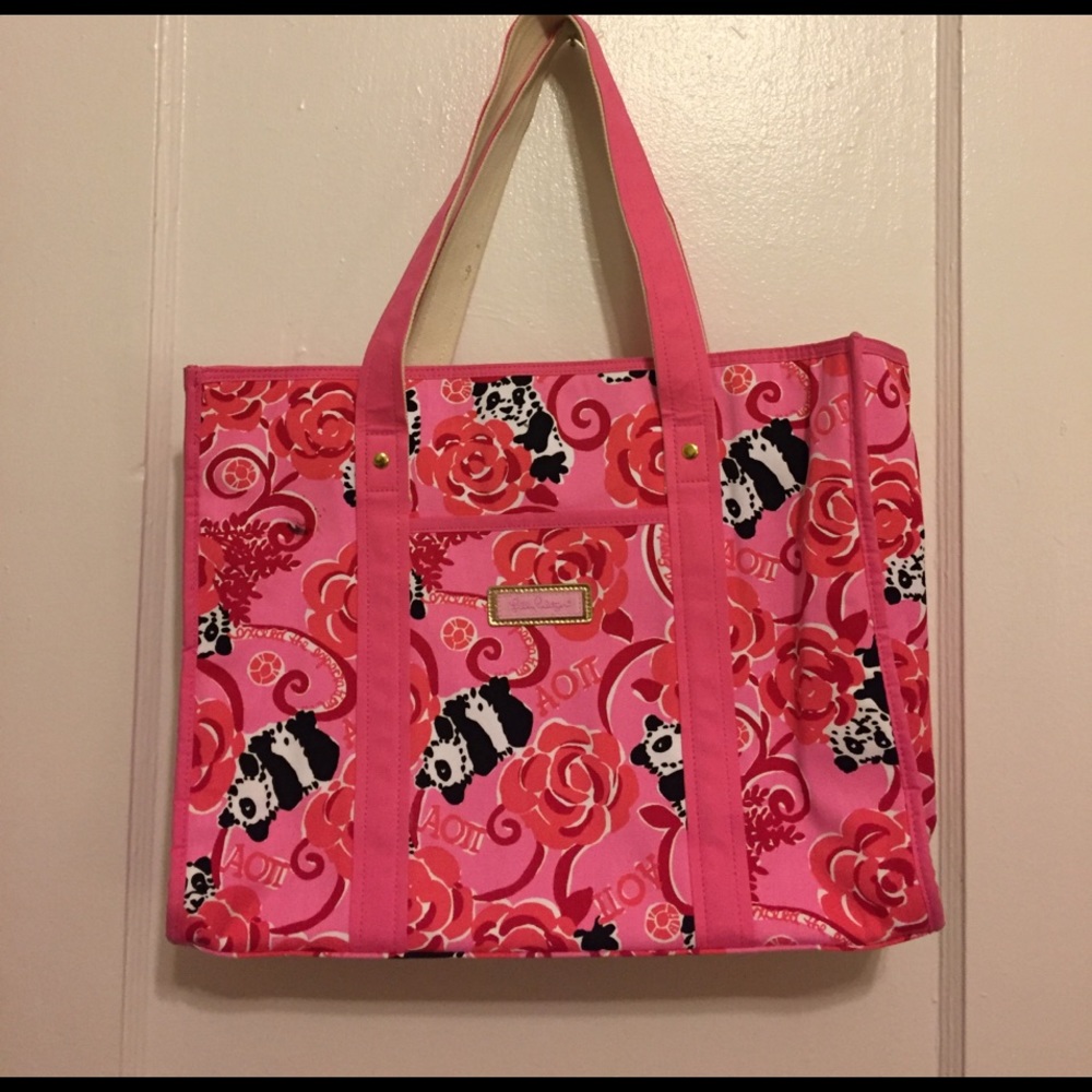 Lilly Pulitzer Sorority Collection Bag AOII