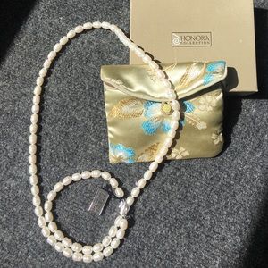 🐚 New Honora Real Pearl Necklace 🐚