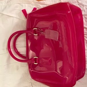 Hot pink Furla purse