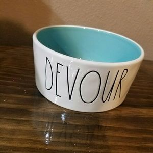 Rae dunn Devour dog bowl