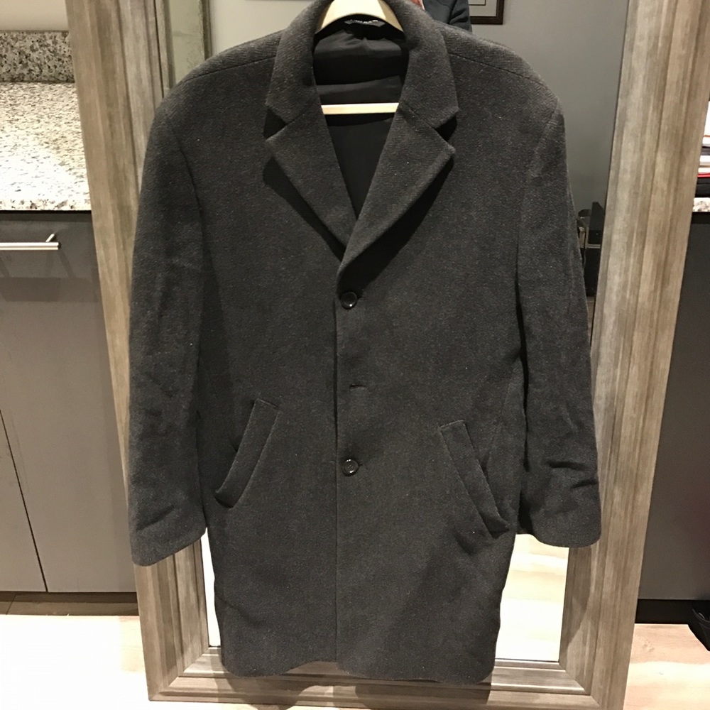 MEN'S JOS. A. BANK WINTER WOOL GRAY JACKET