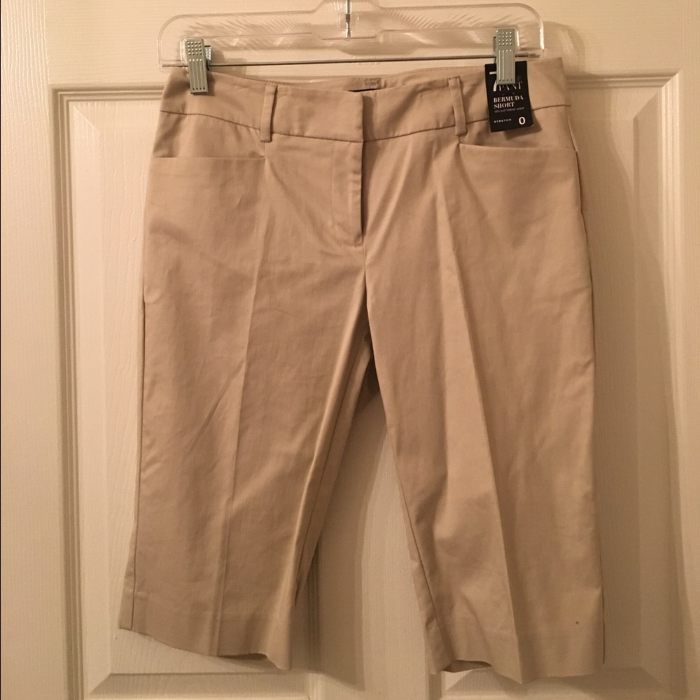 NWT NY&C Khaki Bermuda Shorts