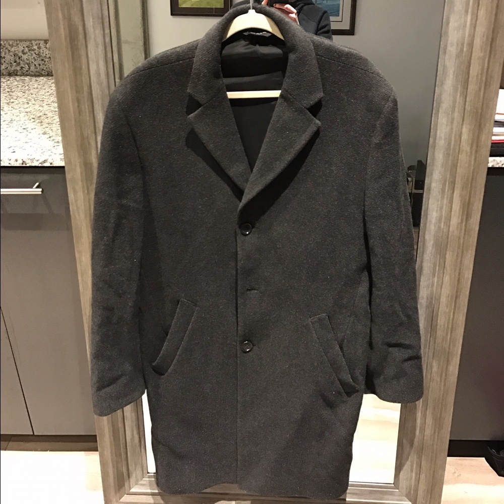MEN'S JOS. A. BANK WINTER WOOL GRAY JACKET