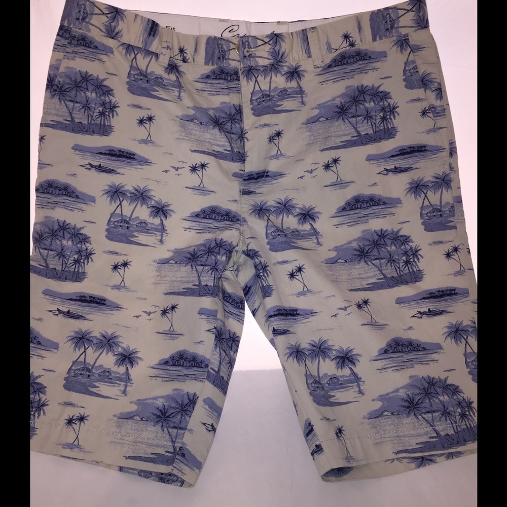 Men's Flat Front Shorts.