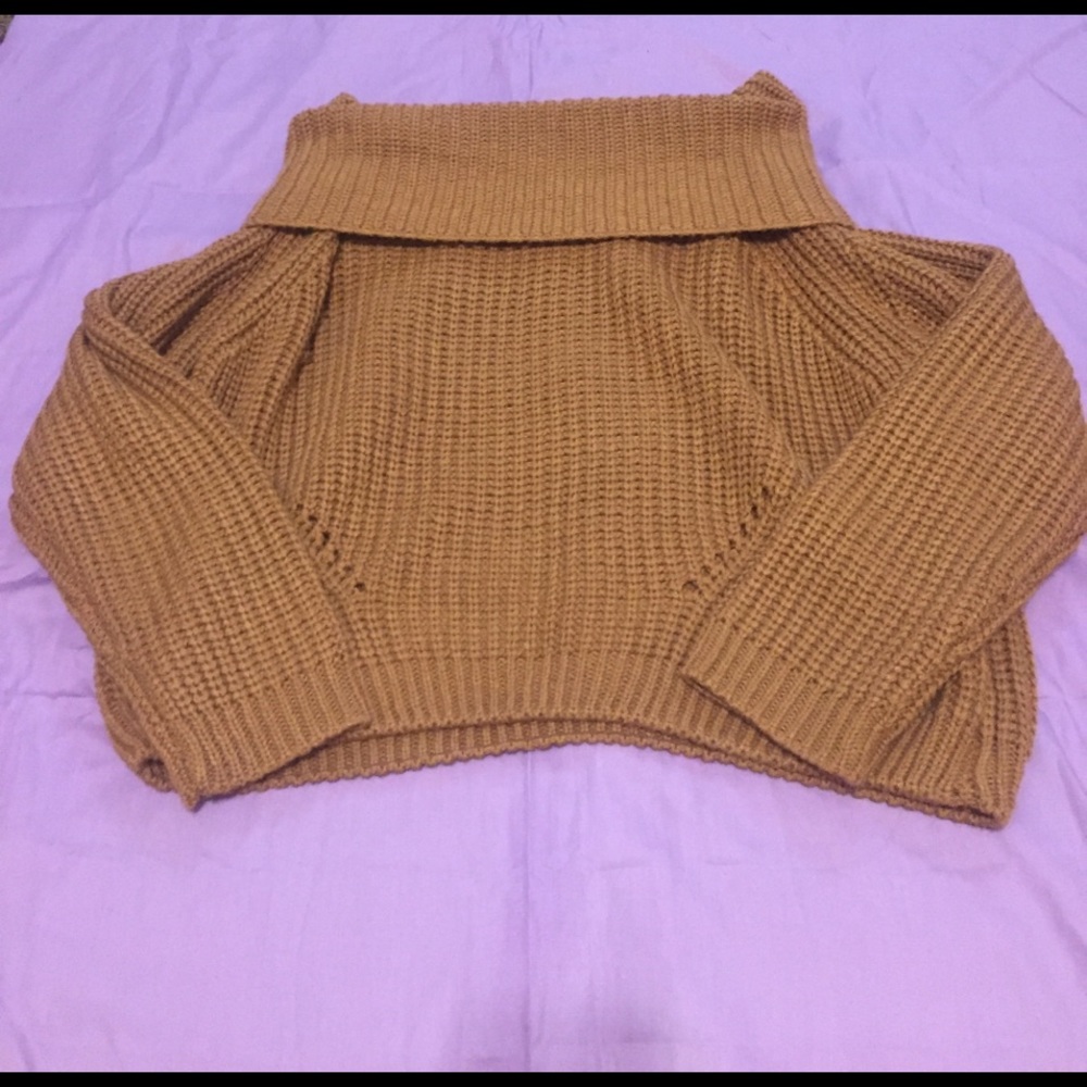 Off the shoulder sweater