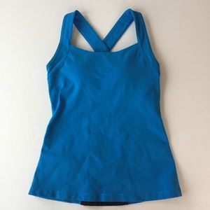 Lucy • Blue workout top