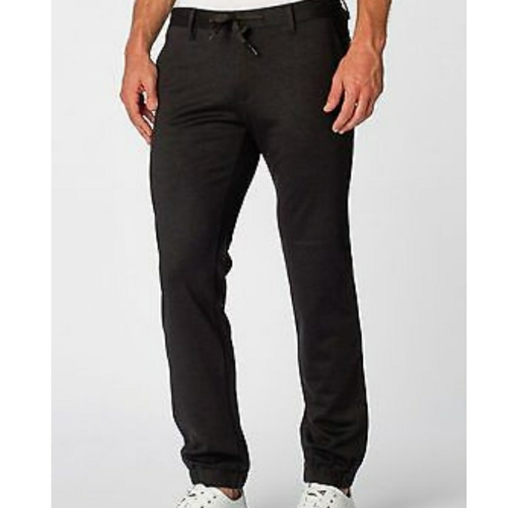 Enzo Denim Black Smart Joggers Sweatpants Nwt