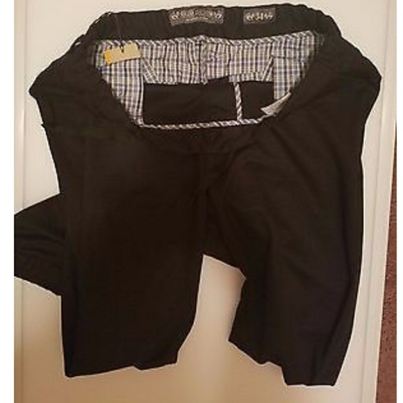 Enzo Denim Black Smart Joggers Sweatpants Nwt - Picture 4 of 4