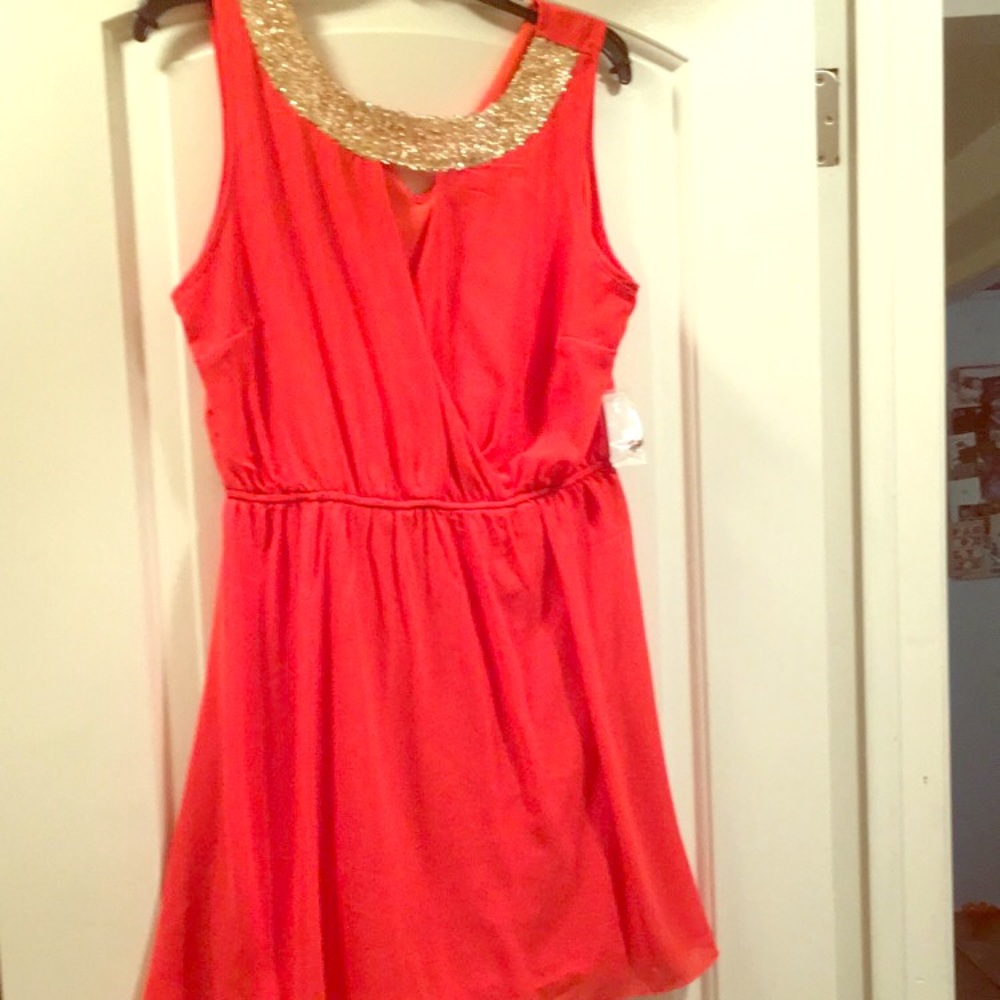 Gorgouse coral dress