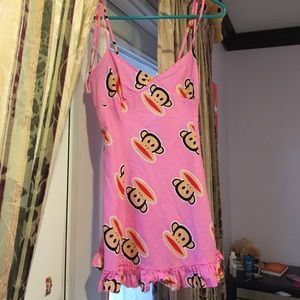 Paul frank sleep wear pink dress.