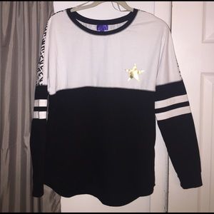 Medium black and white "whatever"sweatshirt