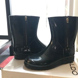 Aldo Black Rainboots