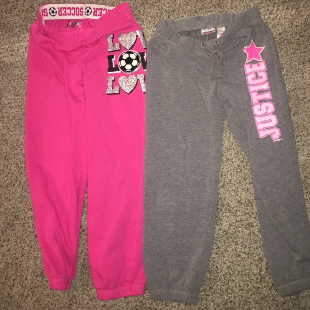 Justice sweatpants