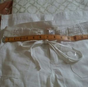 Sz S Not White Linen Pants