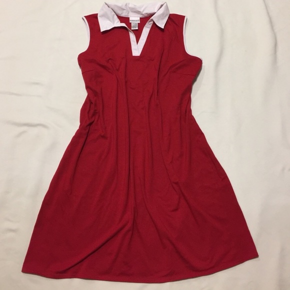 Fashion Bug Dresses & Skirts - Fashion bug Collared red dress plus size