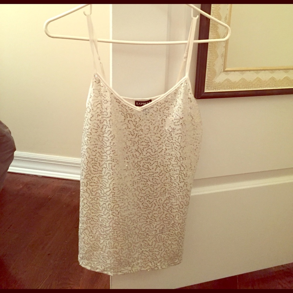 Express Sequined Camisole/Tank Top