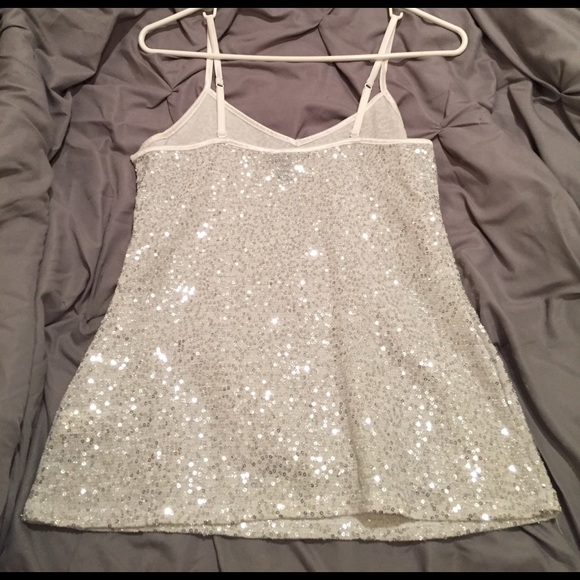 Express Sequined Camisole/Tank Top - Picture 3 of 4