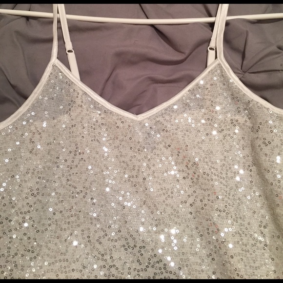Express Sequined Camisole/Tank Top - Picture 4 of 4