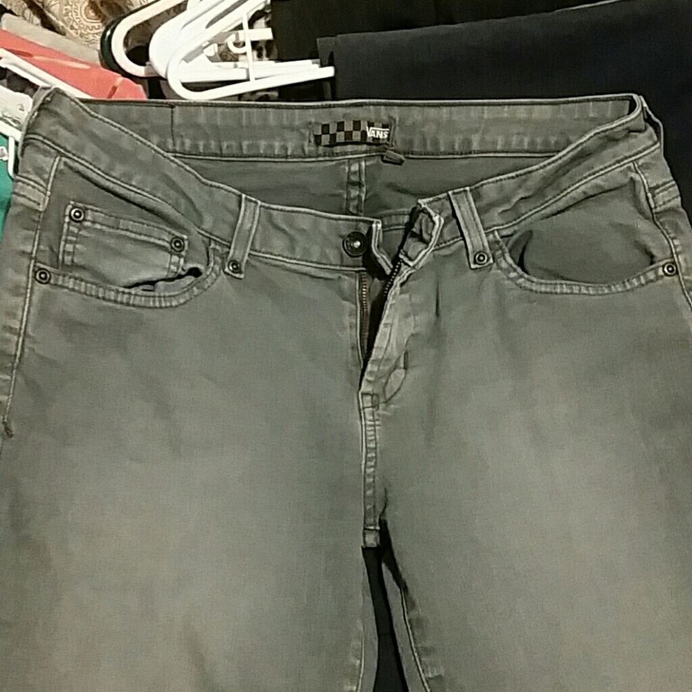 Gray Vans jeans